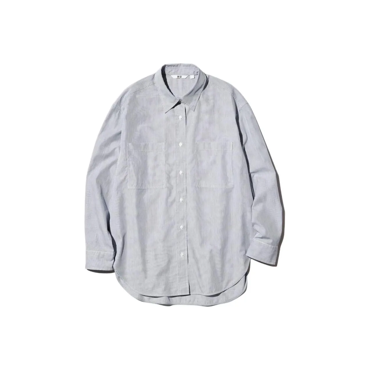 UNIQLO Дымчатый Серый Женские Рубашки