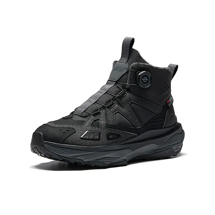 ANTA Leap 2nd Generation Износостойкий Термический Противоскользящий Высокий Топ Повседневная Обувь Мужская Основной Черный