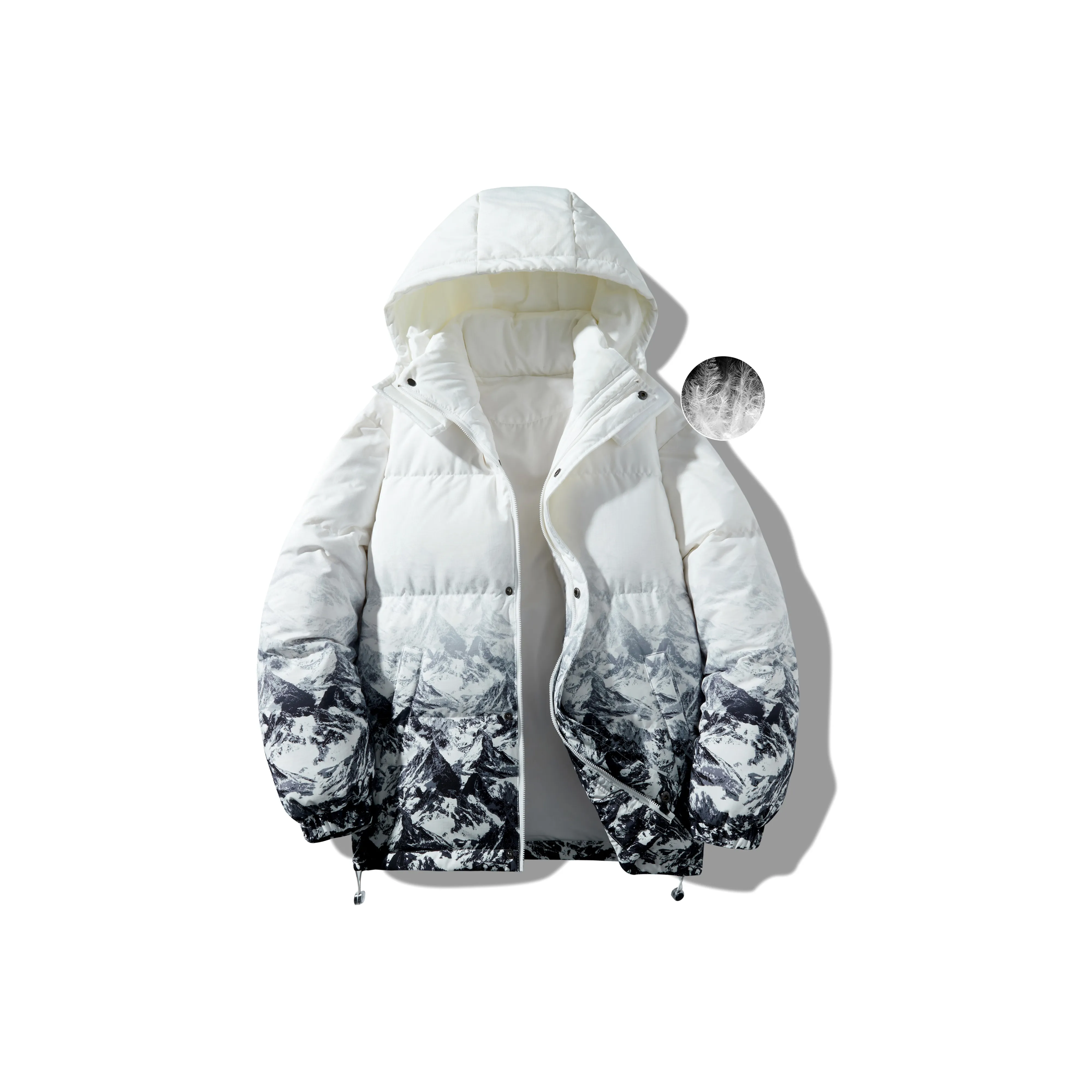 MARK WAFFLE Белый Унисекс Пух