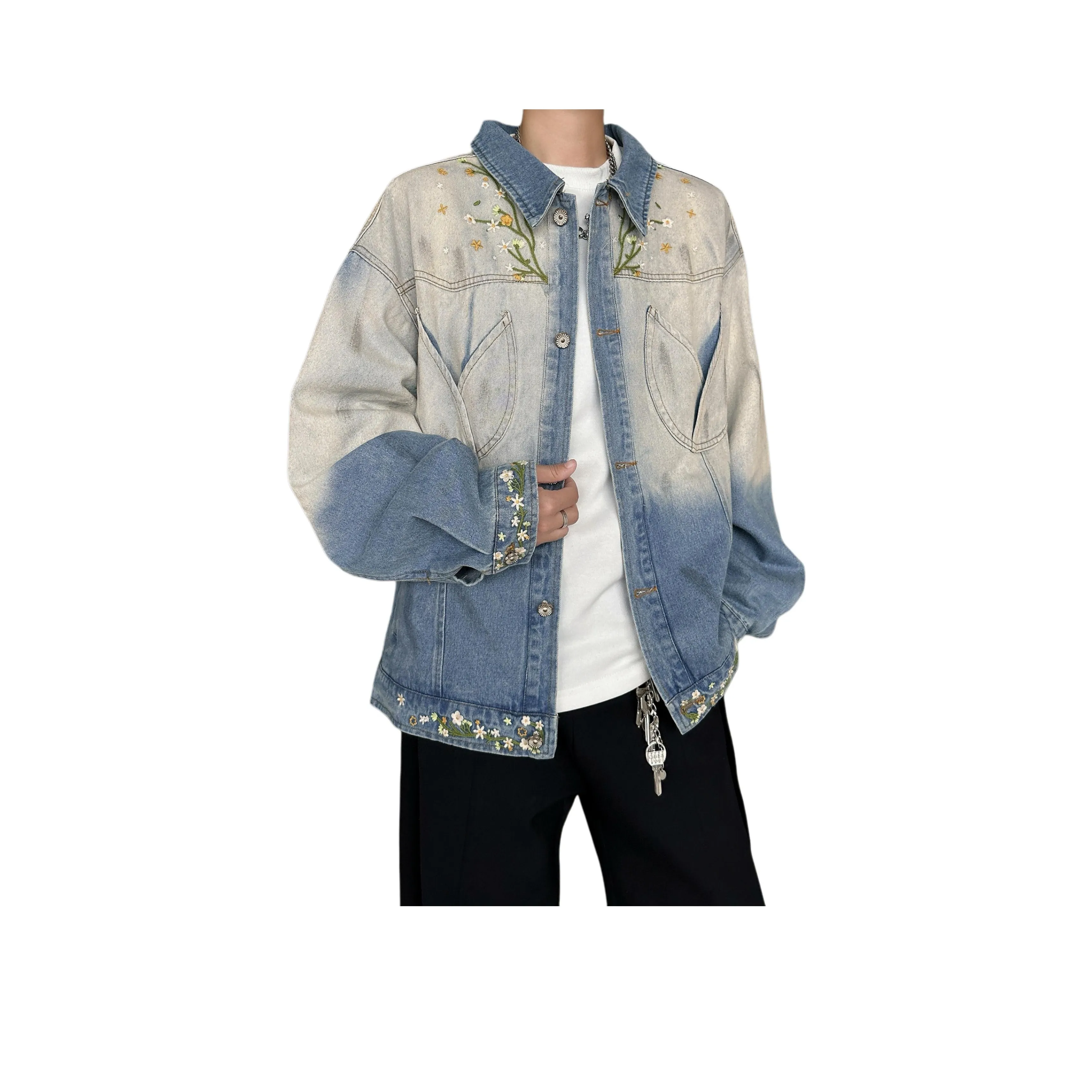 REXSHION Синий Унисекс Джинсовые куртки