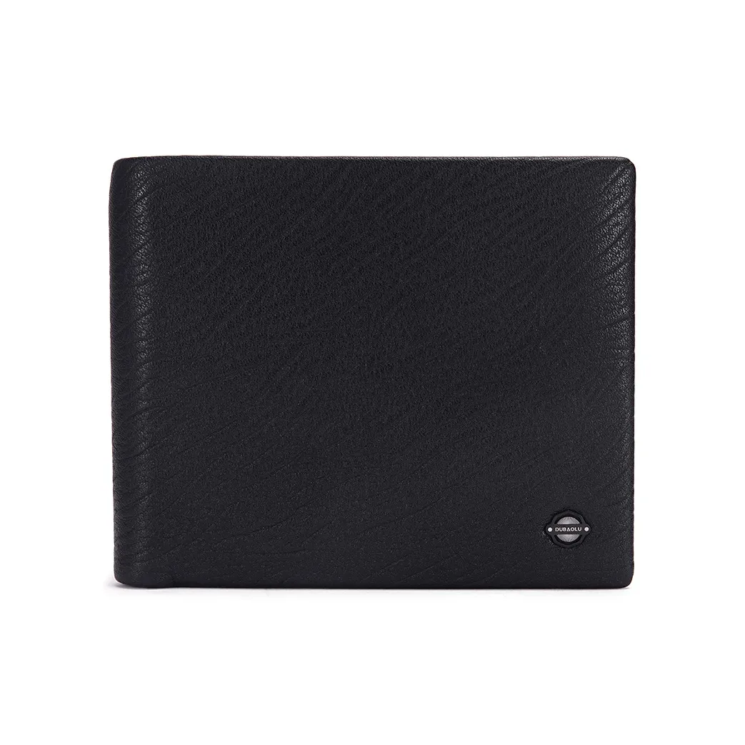 DOUBAOLU Кошелек из коровьей кожи стандартный мужской черный