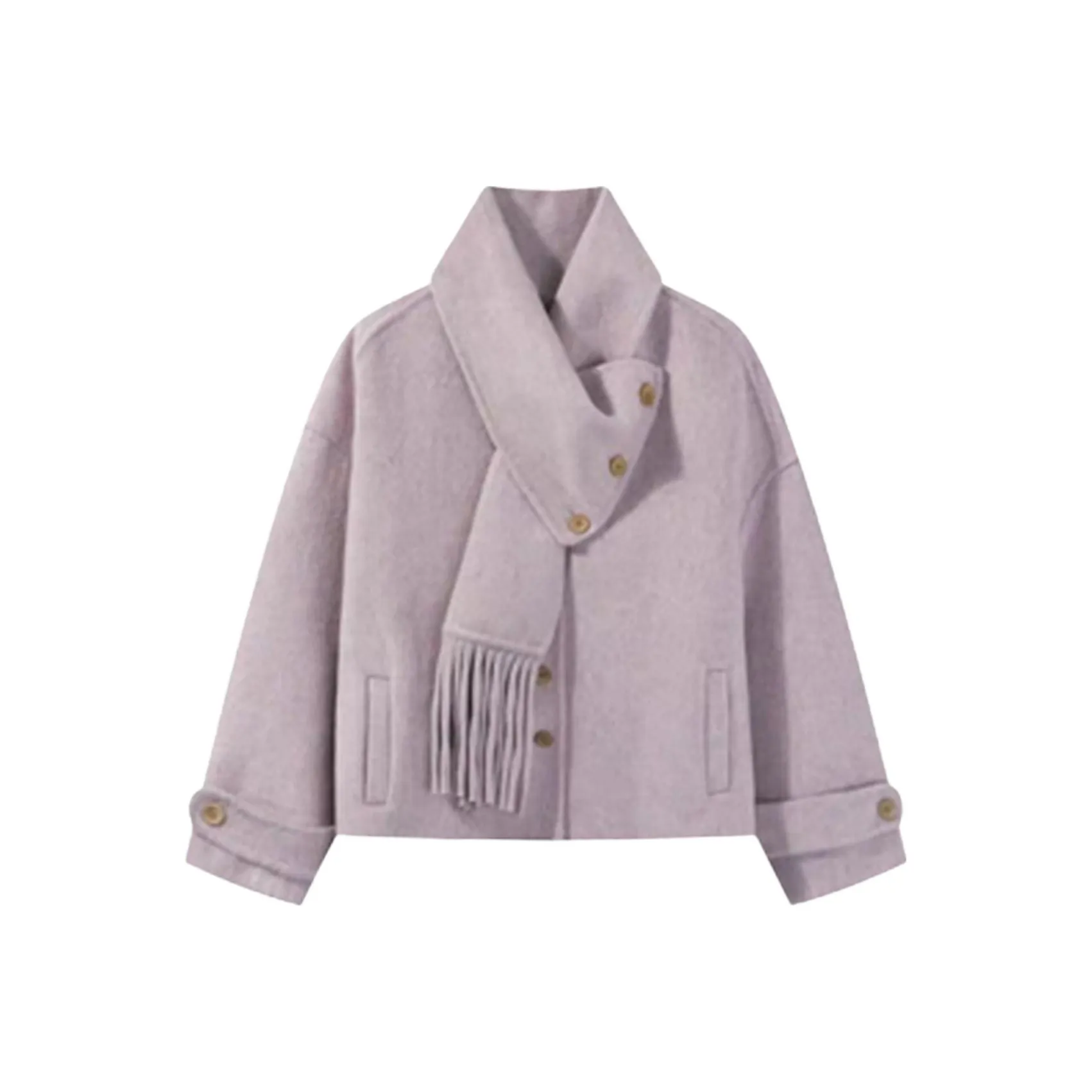 DITB Розовый Фиолетовый Женское Пальто