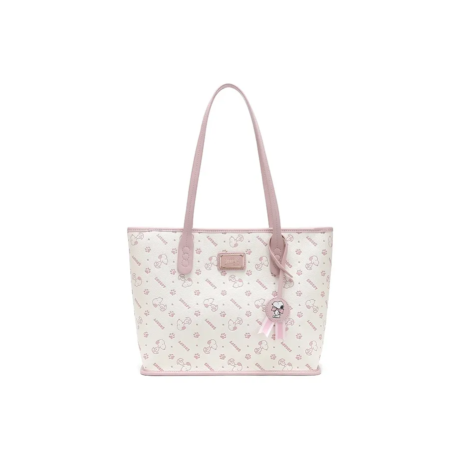 SNOOPY PU (полиуретан) Сумка через плечо Стандартная Женская Розовая