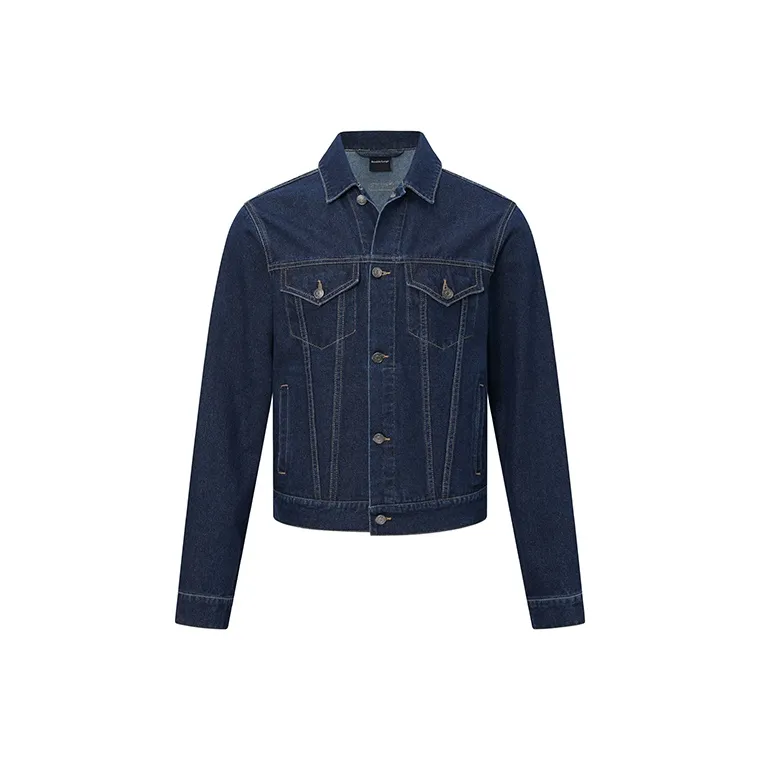 BANDITK GANGN Denim Jacket Unisex Dark Blue