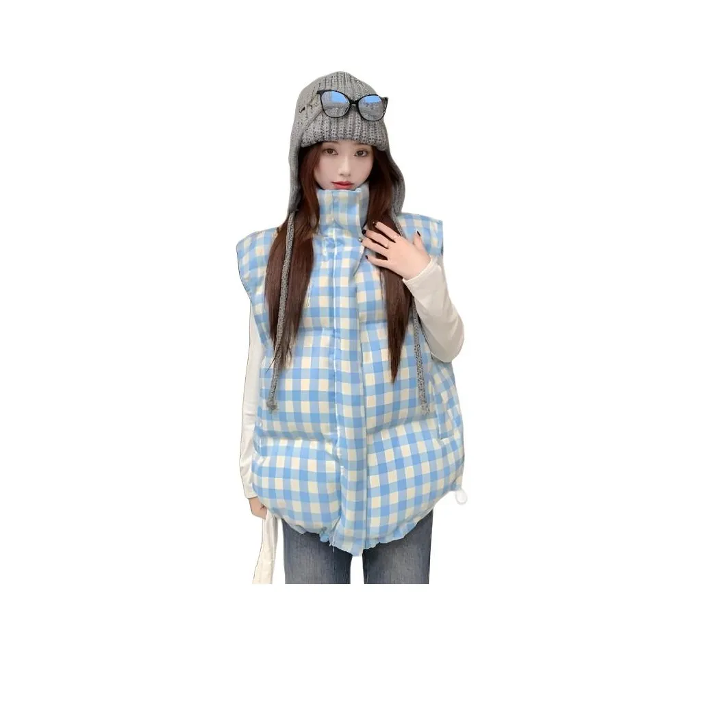 COHX Светло-синие женские жилеты