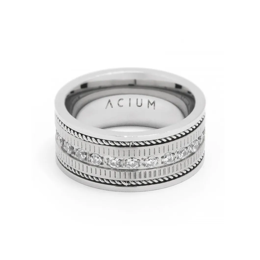 ACIUM Кольца из титана и стали унисекс