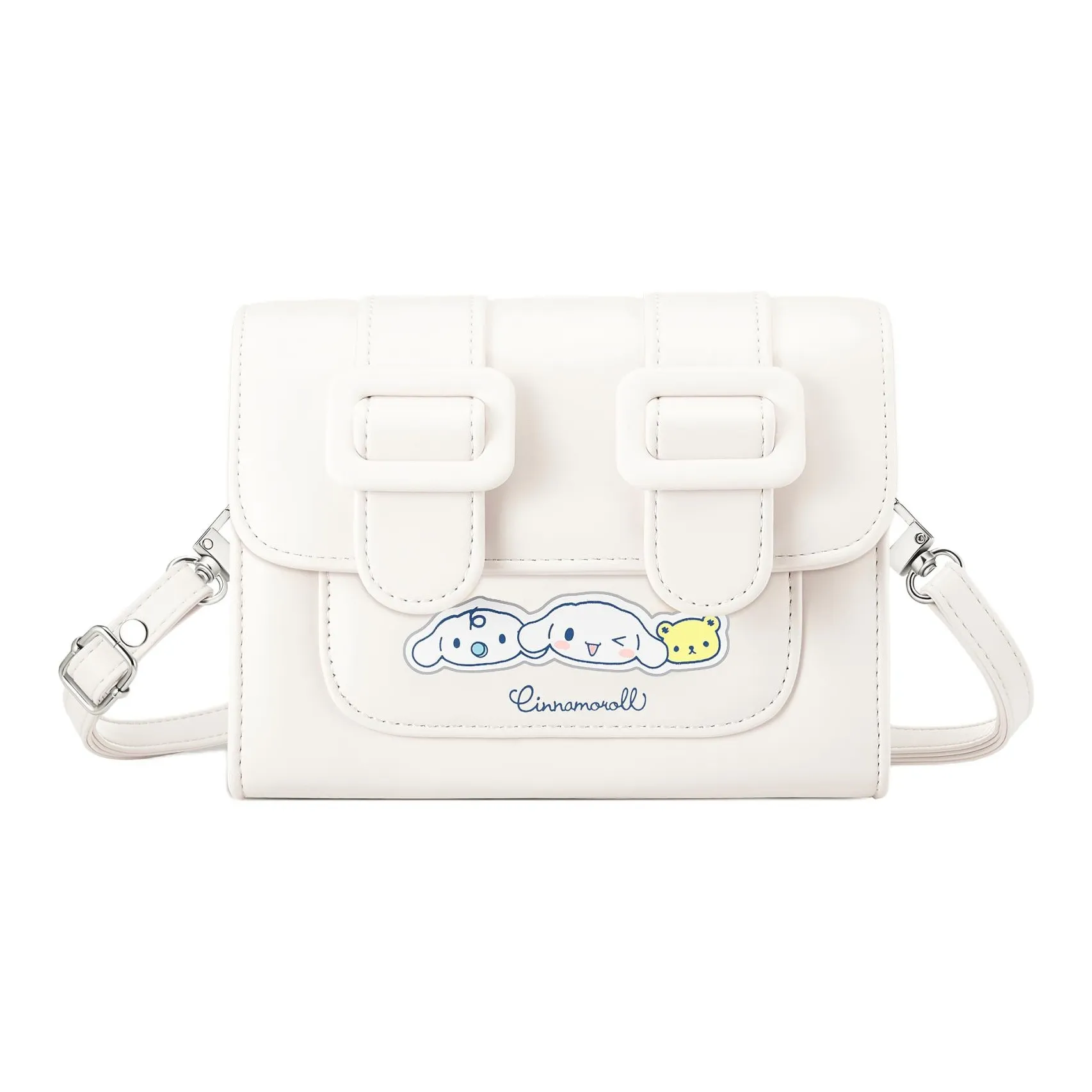 Zgo Санрио Коллаборация IP ПУ (полиуретан) Сумка через плечо Маленькая Женская Экрю