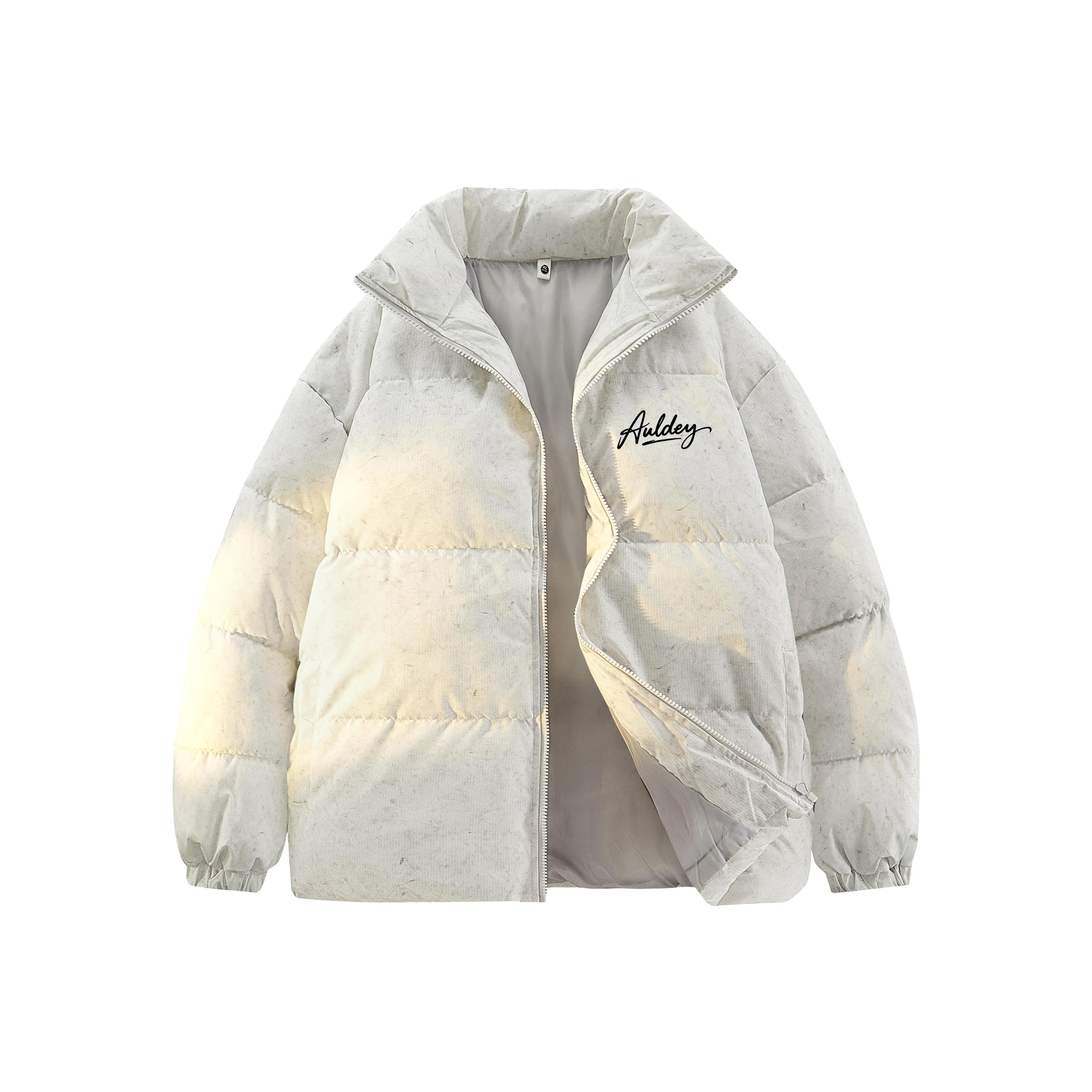AULDEY Светло-серый унисекс пуховики