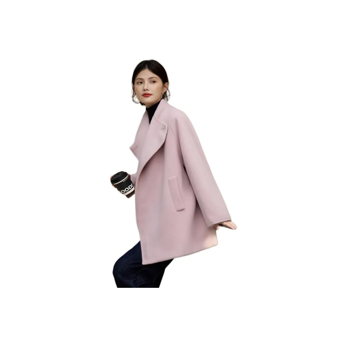 SHANGJING Розовое Женское Пальто