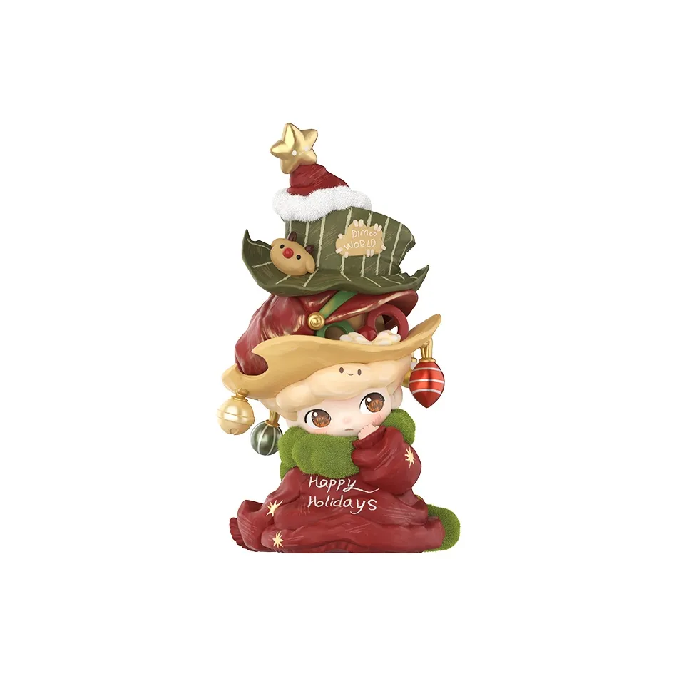 POP MART Коллаборация Edition Dimoo становится Рождественская елка Модные Фигурки