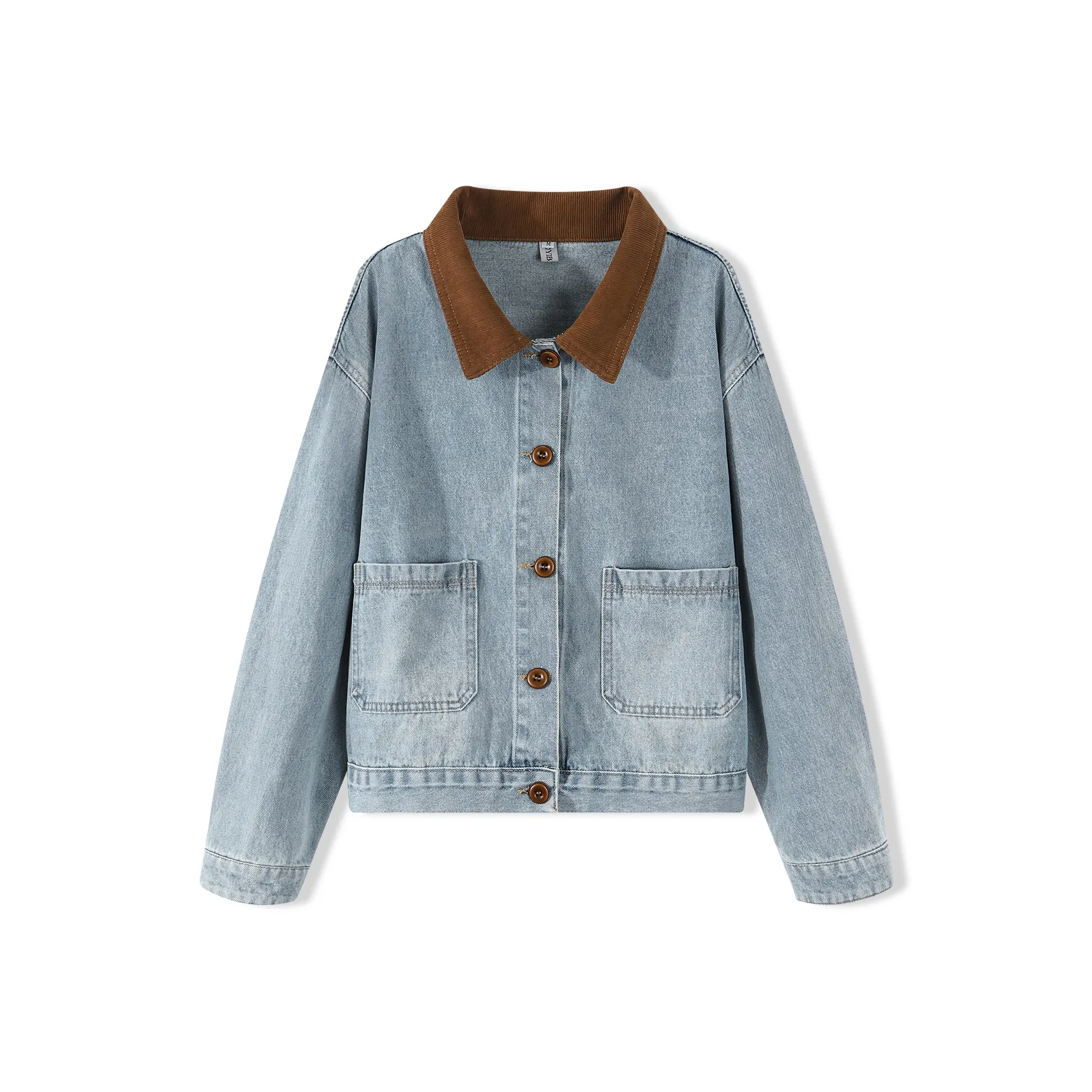 ZHONGBANGJICHU Denim Jacket Women's