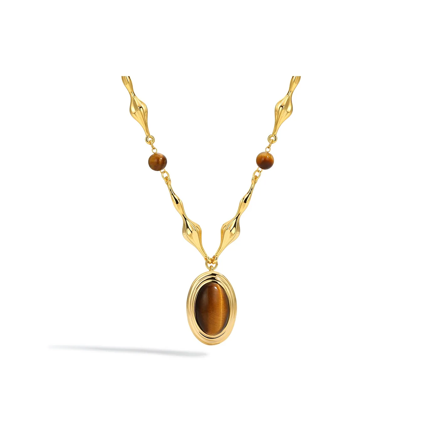 BOONEE ALUS 24k Золото Покрытые Медные Ожерелья Женские