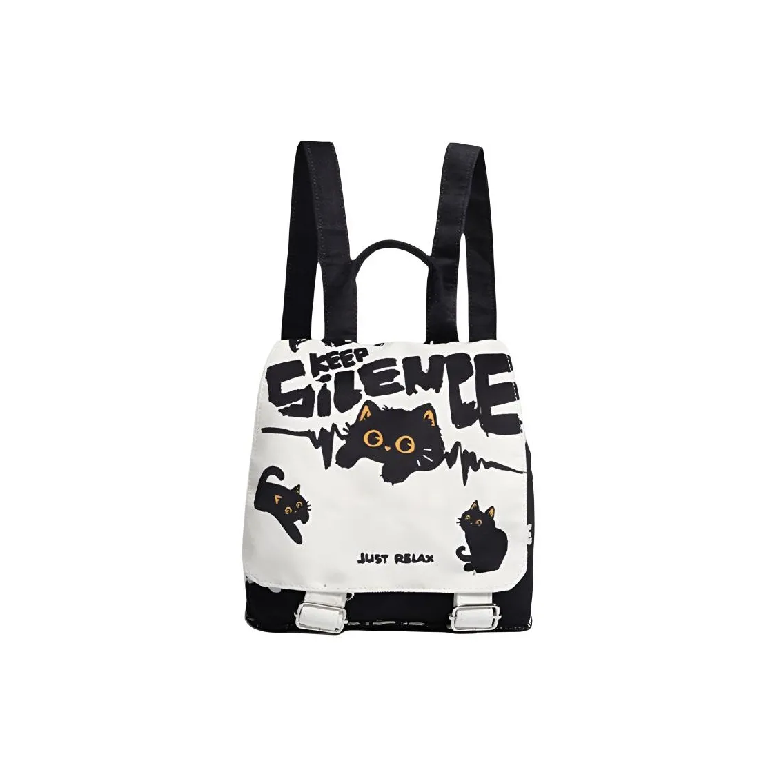 DALO Холст Рюкзак Стандартный Женский Черный