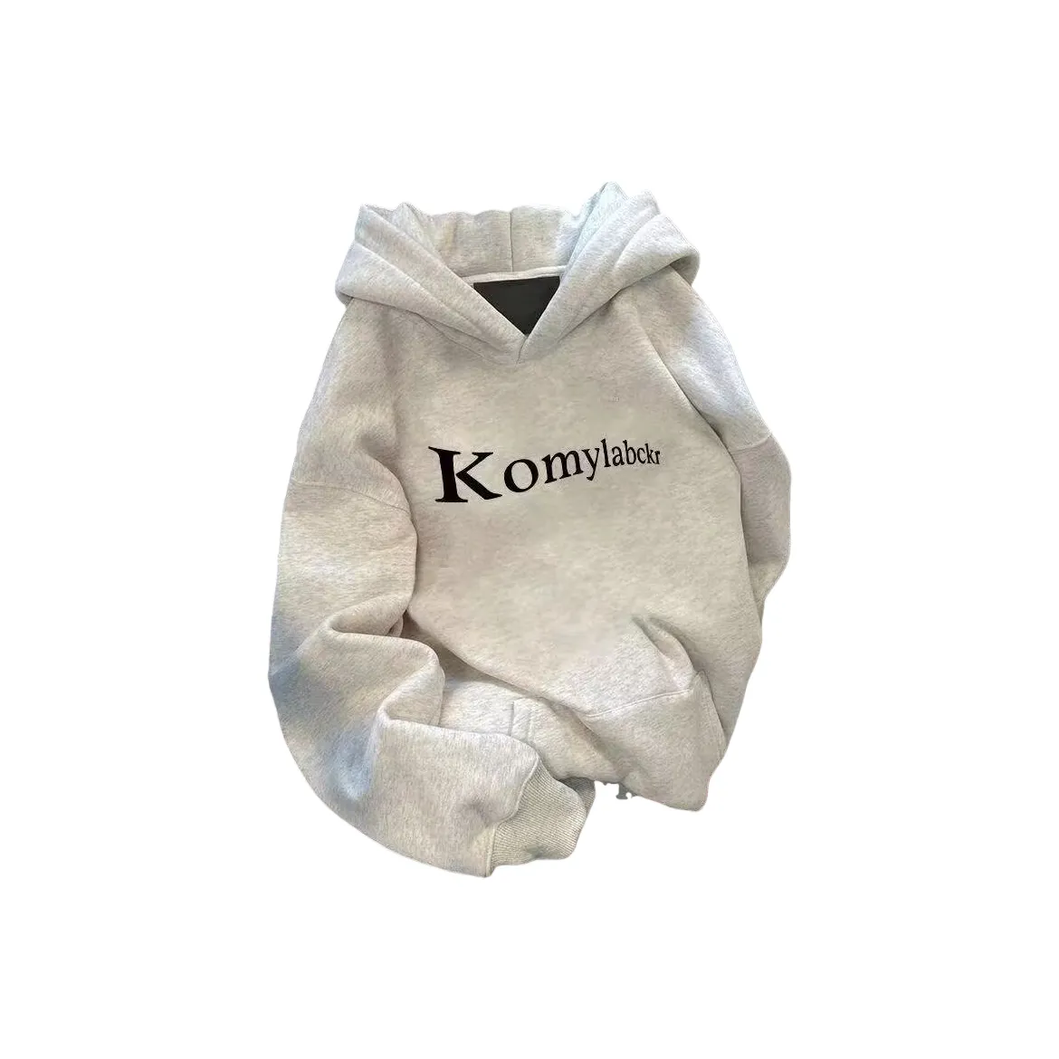 NRXX Серый с флисовой подкладкой унисекс свитшоты