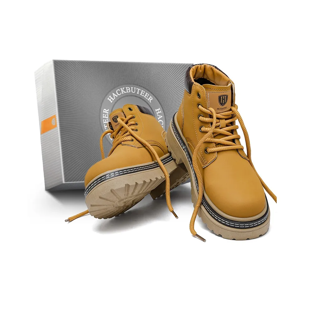 HACKBUTEER Ankle Длина (размер в длину) Мартин Boot Men's Box Включено