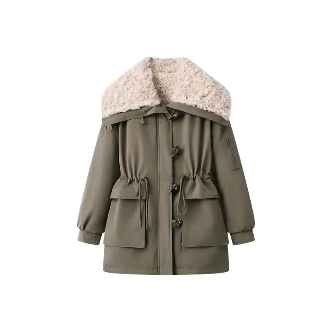 DITB Армейский зеленый Женские Пуховики