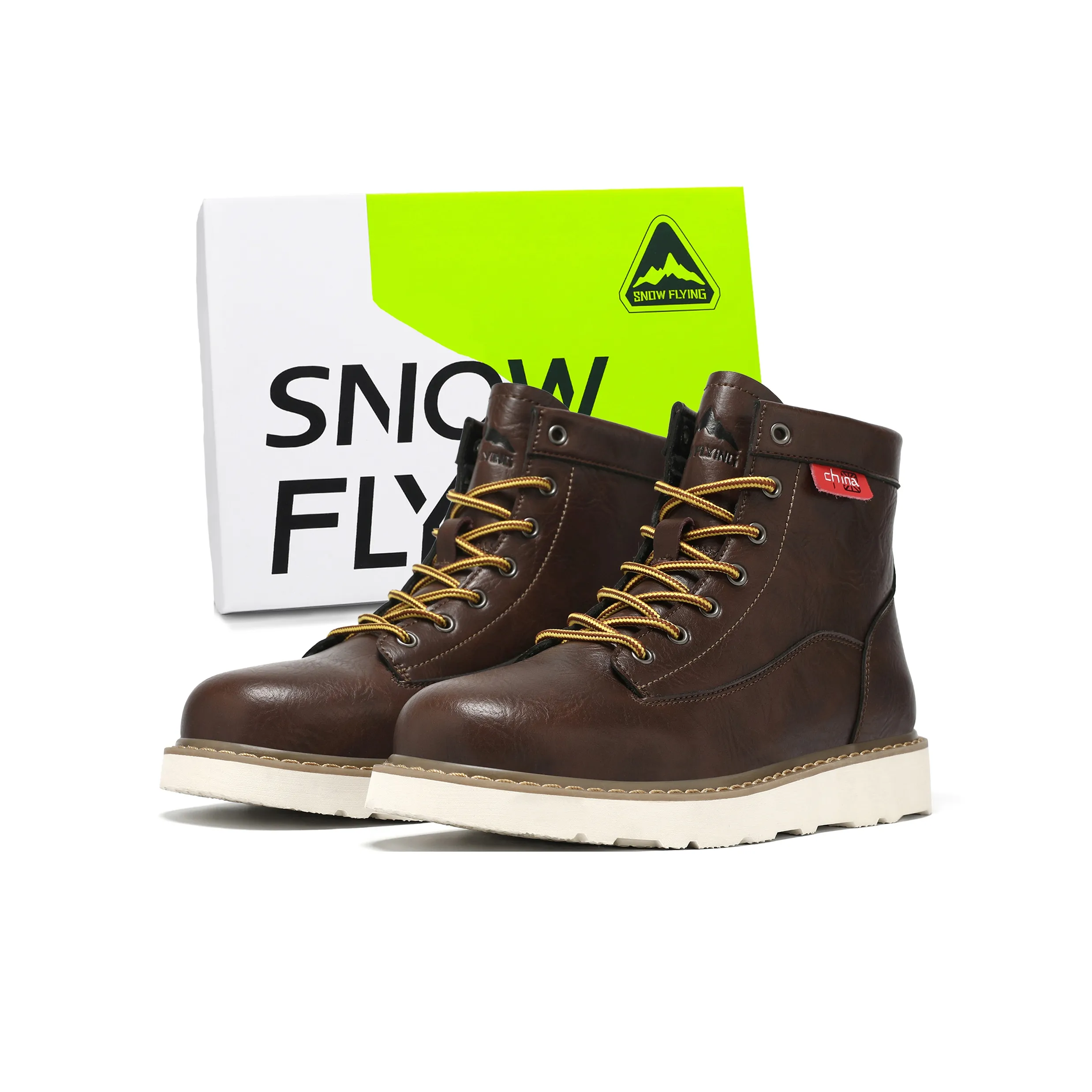 SNOW FLYING Зимняя тактическая ботинок коллекция Короткий Средний голень Martin Boot Унисекс