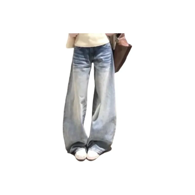 YICHEN Blue Women's Jeans YICHEN Синий Женские Джинсы