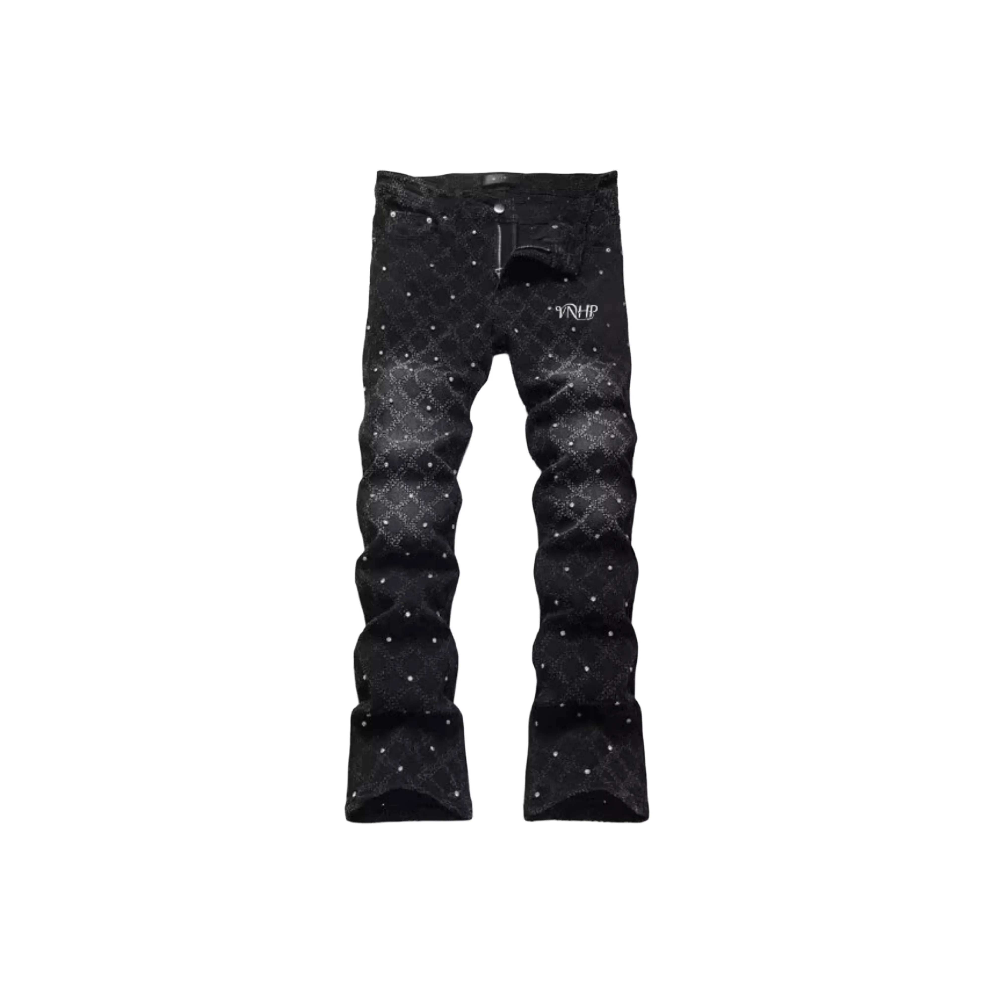 VNHP Черные Мужские Джинсы