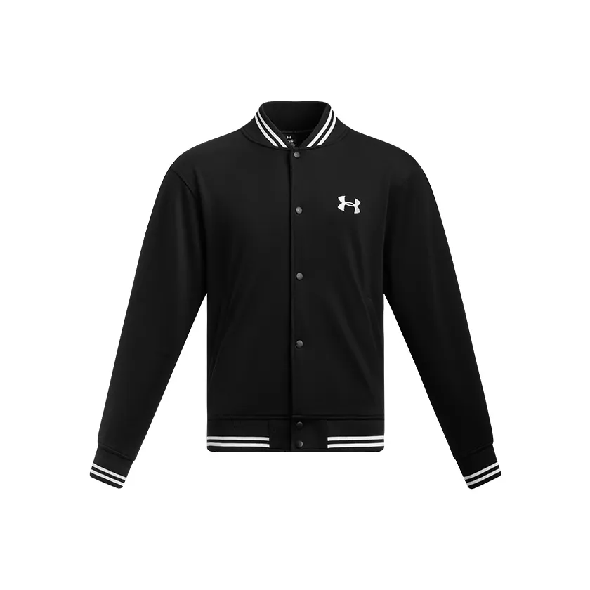 Under Armour SS25 KNIT BOMBER Куртки Пальто Унисекс Черный