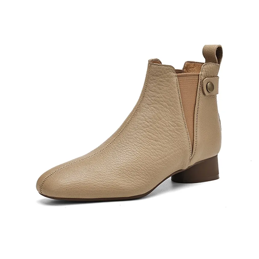 ZIXIAO Ботильоны Средний каблук 3 5CM Женские
