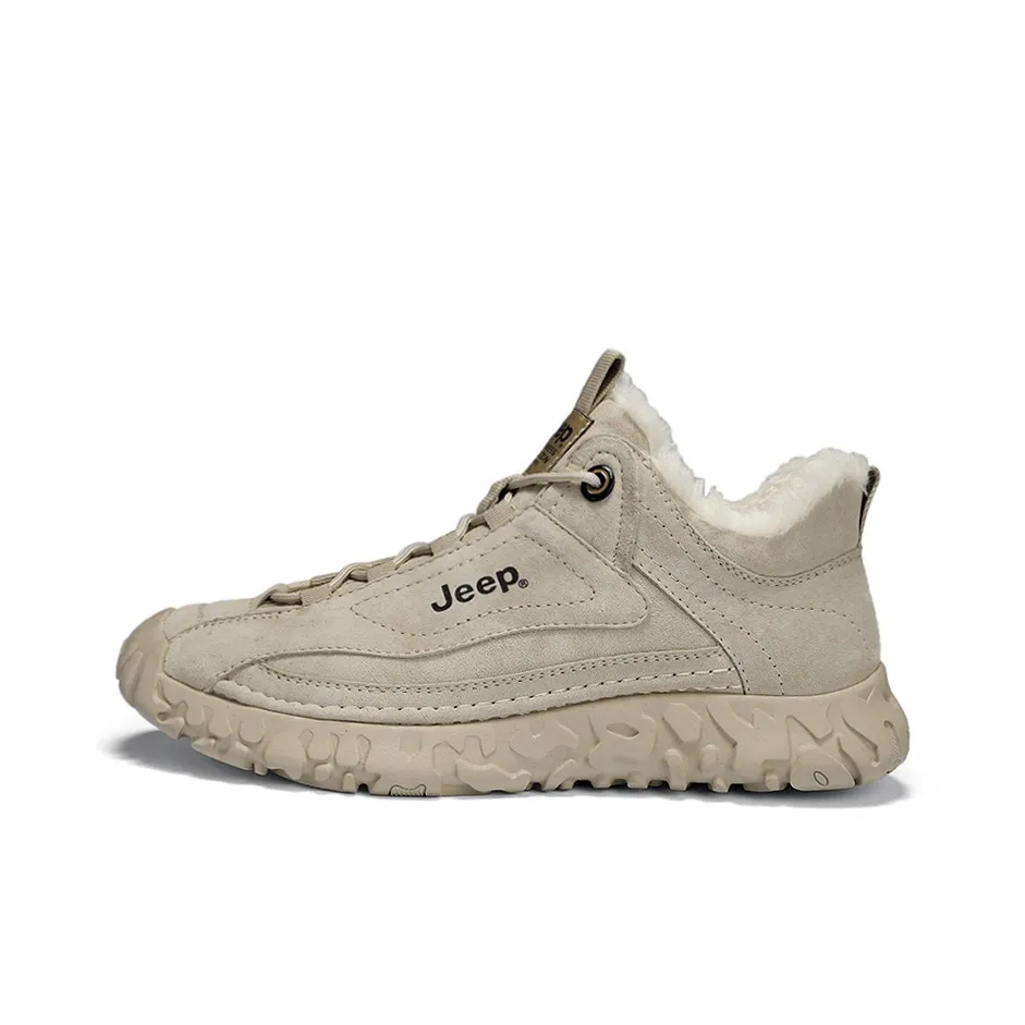 JEEP Термический Устойчивый к Износу Ботинки для Носка Мужские Песочного цвета