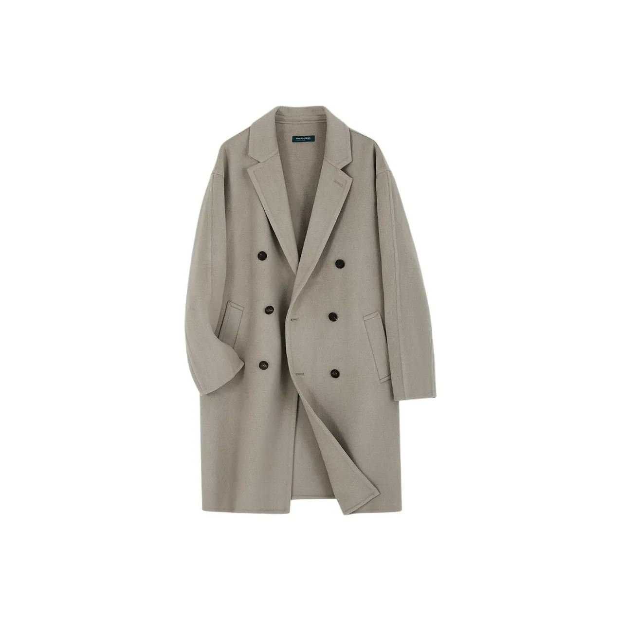 BY CREATIONS Серый Верблюжий цвет Мужское пальто