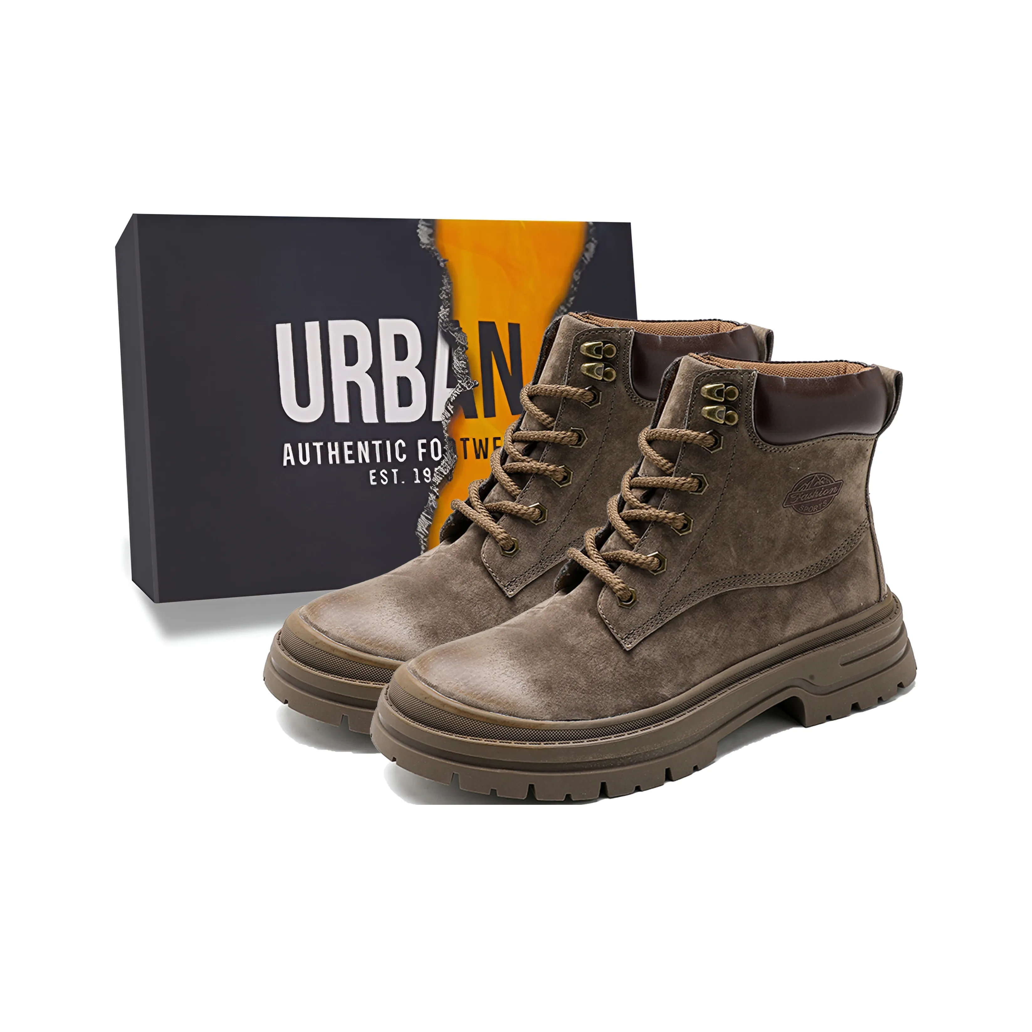 URBAN AUTHENTIC Короткий Мартин Ботинок Средний Каблук Мужской