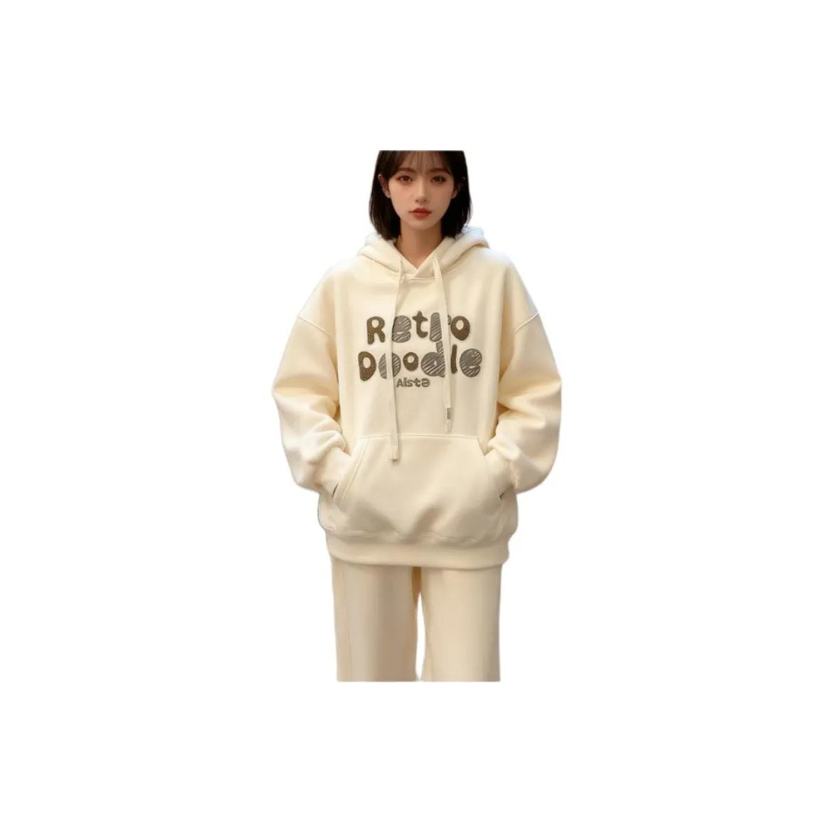 INCO VIBE Абрикос [С флисовой подкладкой] Женские Свитшоты