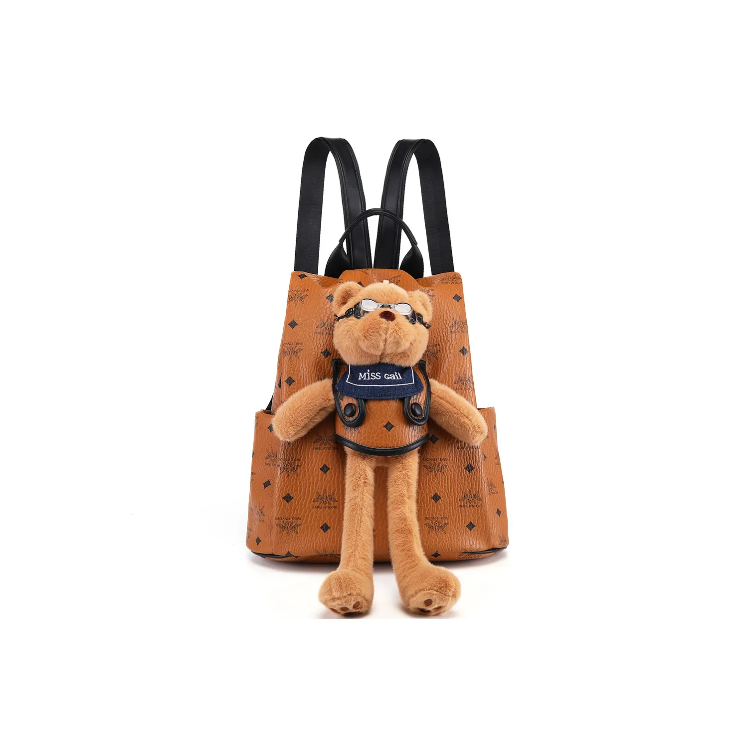 MISS GAIL Синтетическая кожа Carry Рюкзак Стандартный Женский Многоцветный