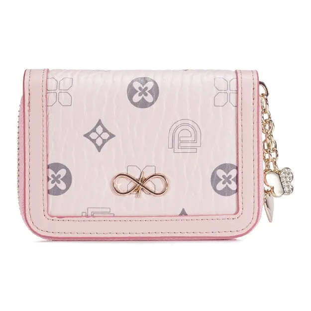 DOUBAOLU Синтетическая кожа Кошелек Стандартный Женский Розовый Экрю