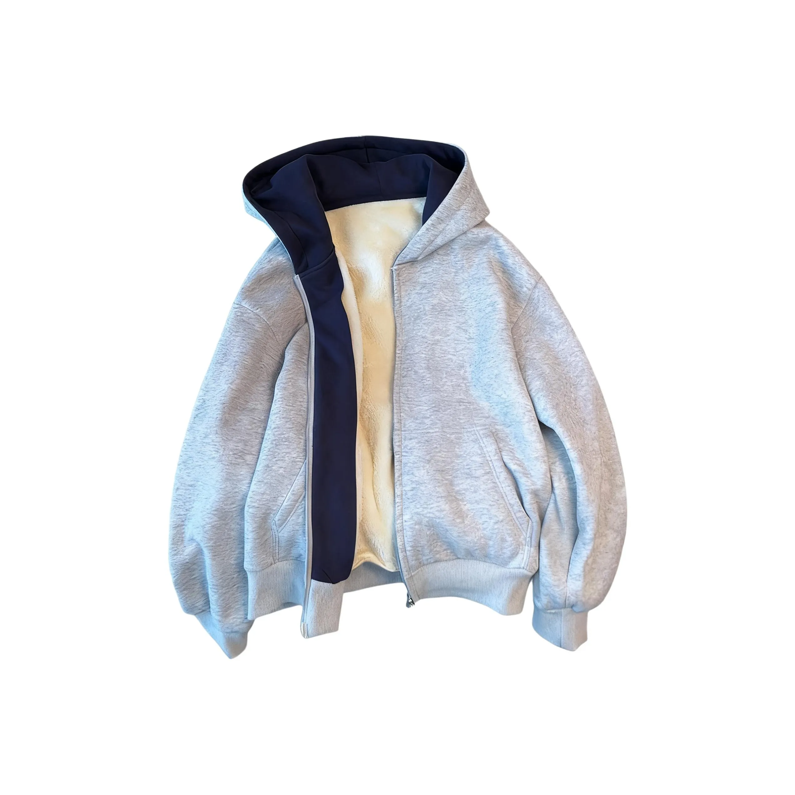 GUHUO Фотиния Серый Унисекс Свитшоты