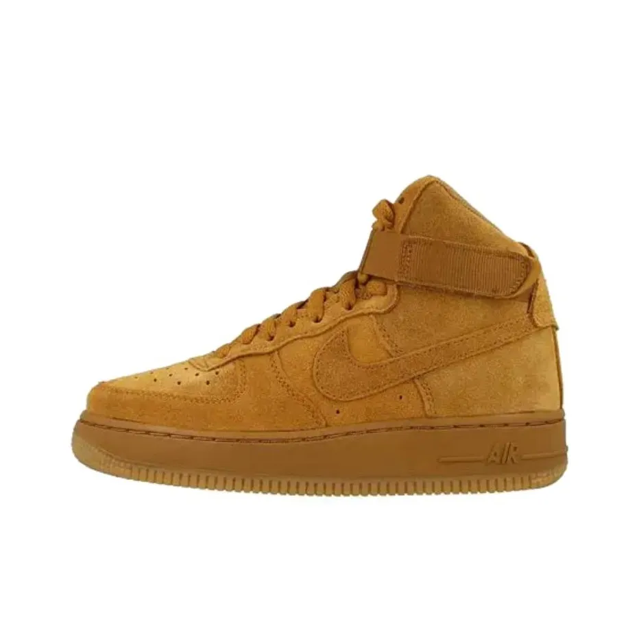 Nike Air Force 1 Air Force 1 High Топ Кроссовки для скейтбординга Женские Пшеница