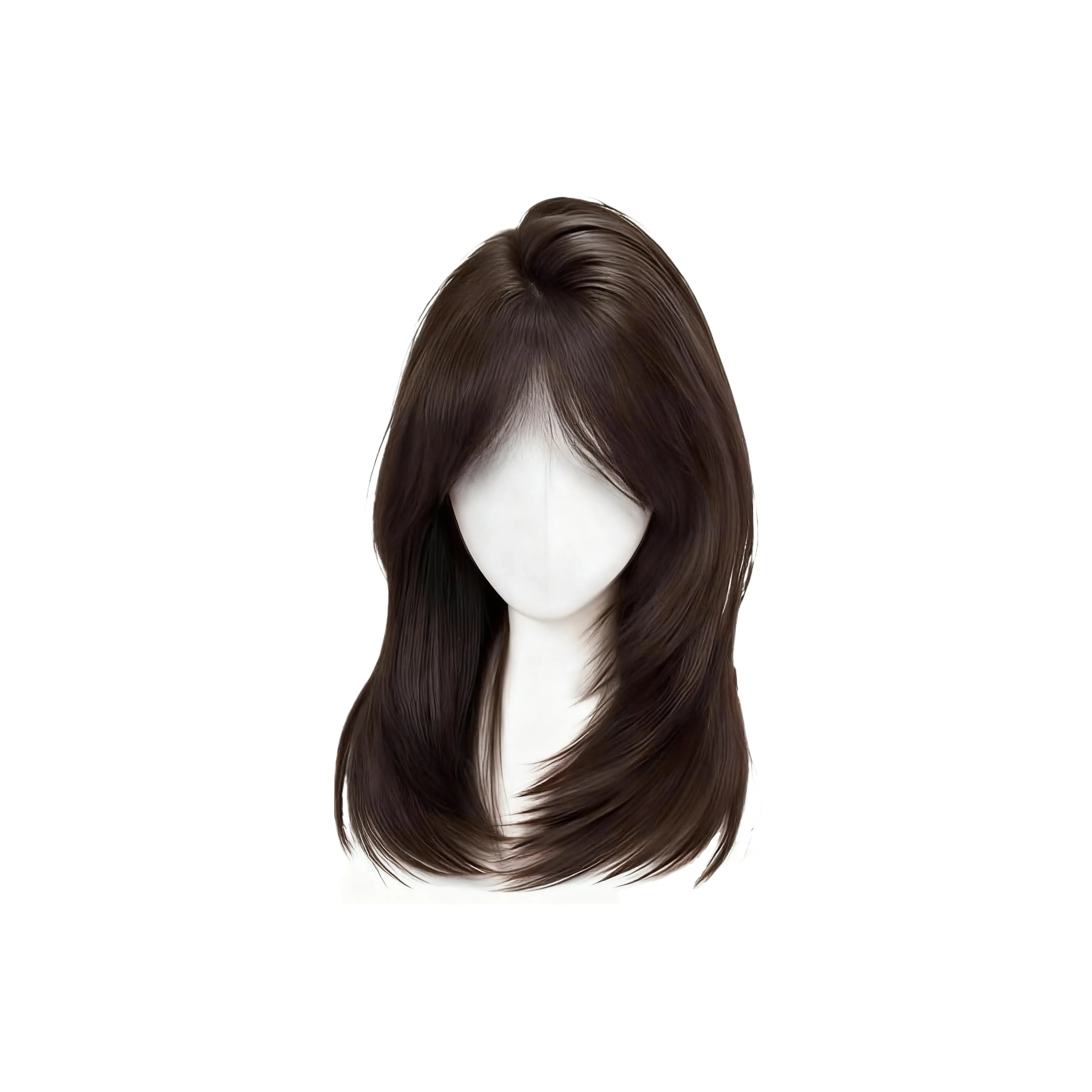 QIYEXUE Нет Wear Волосы Сетка Высокий Уровень Кость Восстановление Волос Заплат Женская Перука Высокая Температура Пряжа Короткие Прямые Волосы