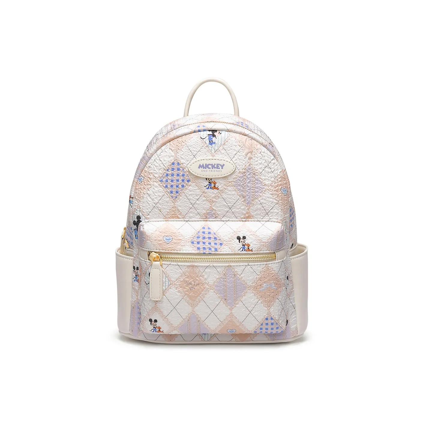 Disney Mickey ПУ (полиуретан) Рюкзак Женские Экрю