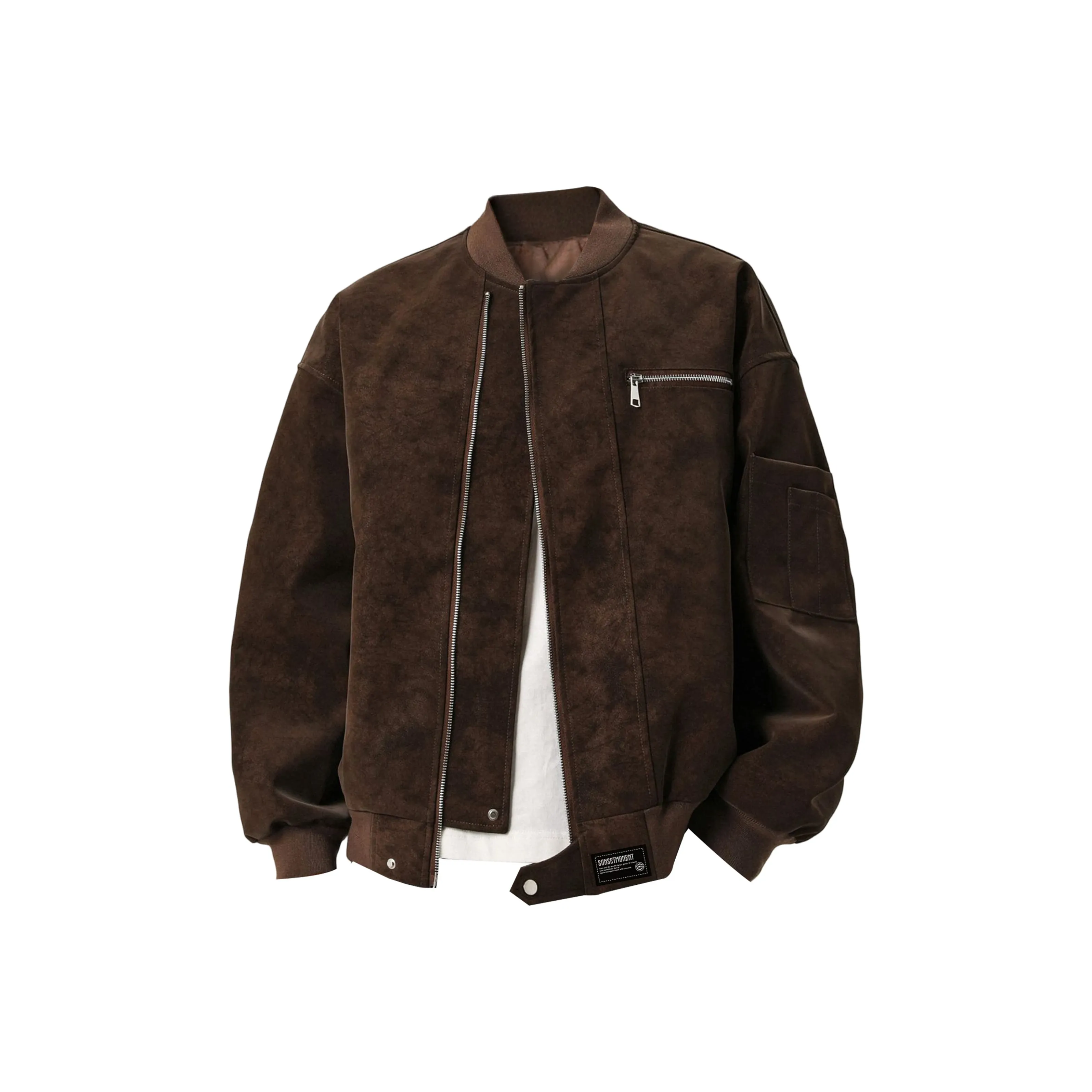 SUNSETMONENT Кожа Куртка Унисекс