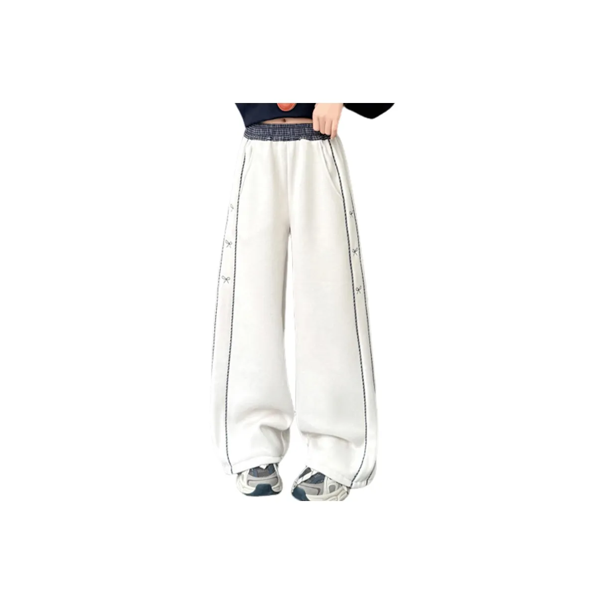 GOYN Вязаные тренировочные брюки зимний корейский стиль