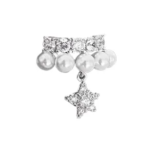 Yab Золотой Покрытый Медный Нижняя Заколка Серьги On Женские