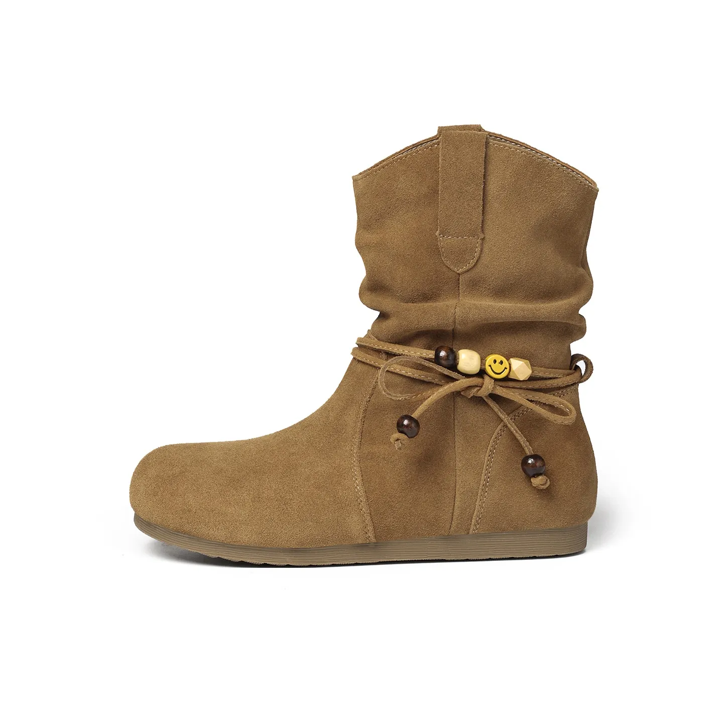 TRANOI Плиссированные ботинки-ботильоны с обхватом 1,5 см женские