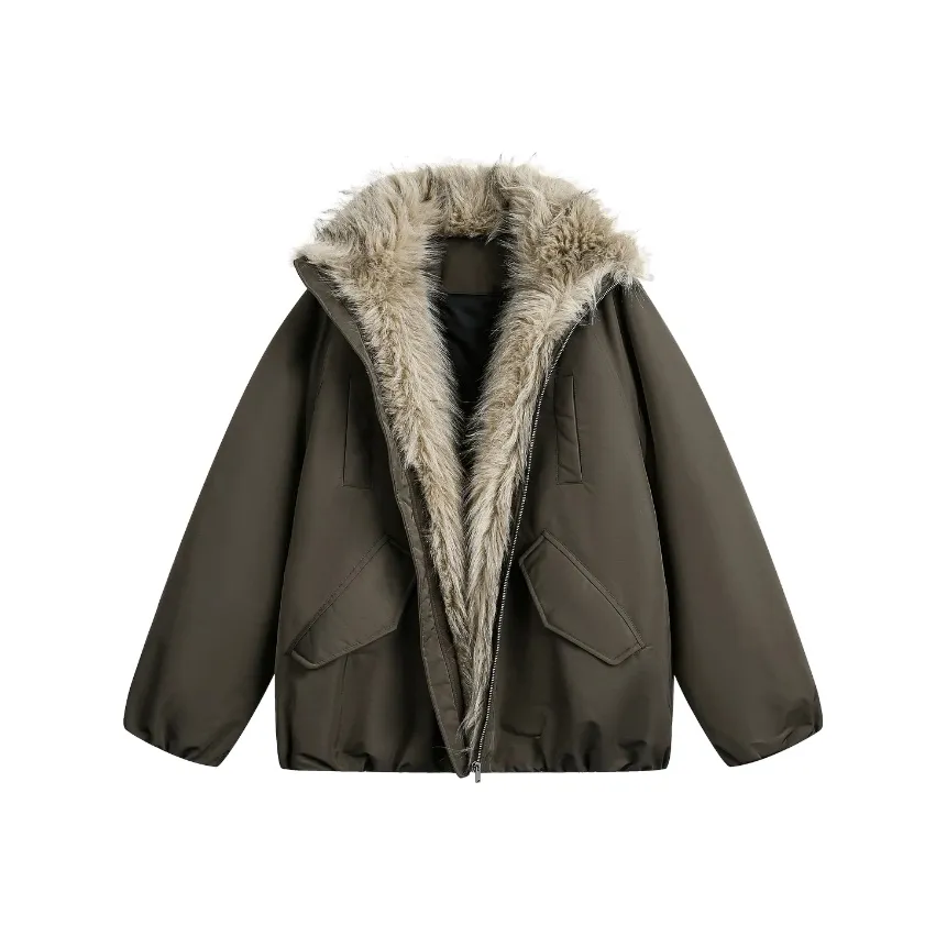 YICHEN Армейский зеленый [Утепленный теплоизоляционный] Женские парки