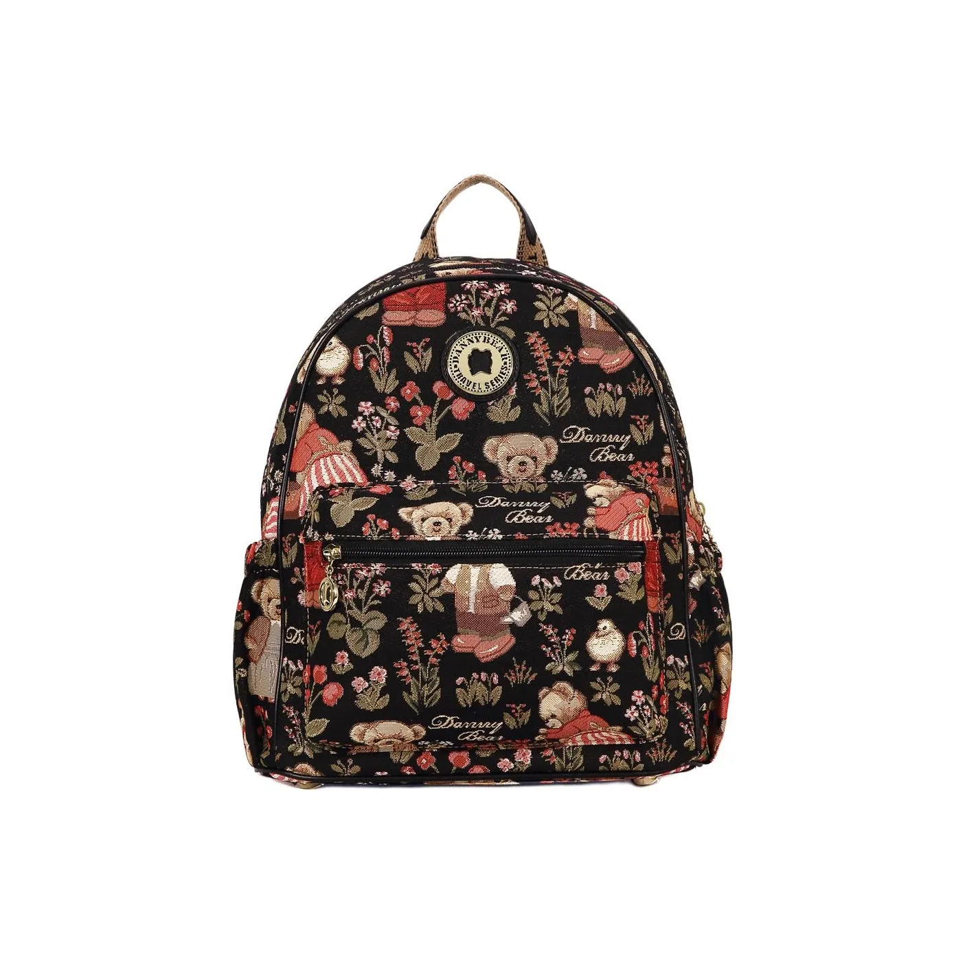 DANNYBEARJEANS Ткань Рюкзак Унисекс Secret Garden Медведь Черный Белый