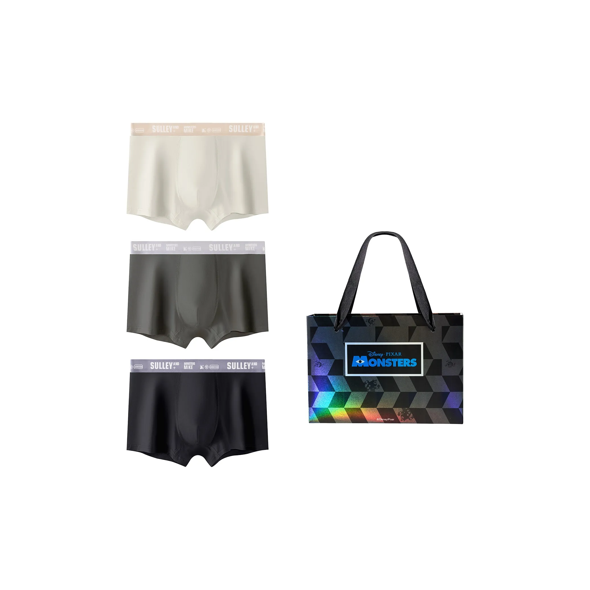 Disney Monsters University Collection Боксеры Мужские 3 упаковки Подарочный набор в коробке