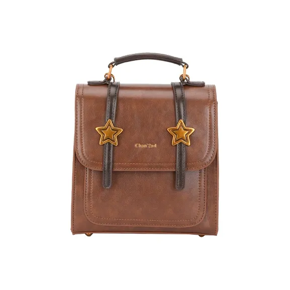 Tezimyt ПУ (полиуретан) Рюкзак Стандартный Унисекс Черный Кофейный Коричневый