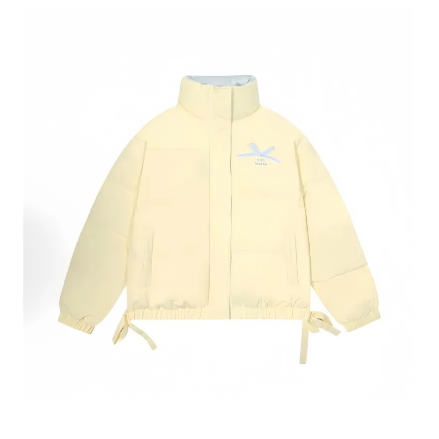 TSKIU Светло-желтый женский пуховик