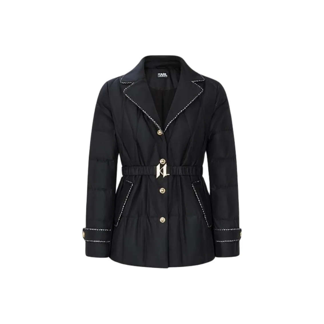 KARL LAGERFELD Пуховик Женские Черный