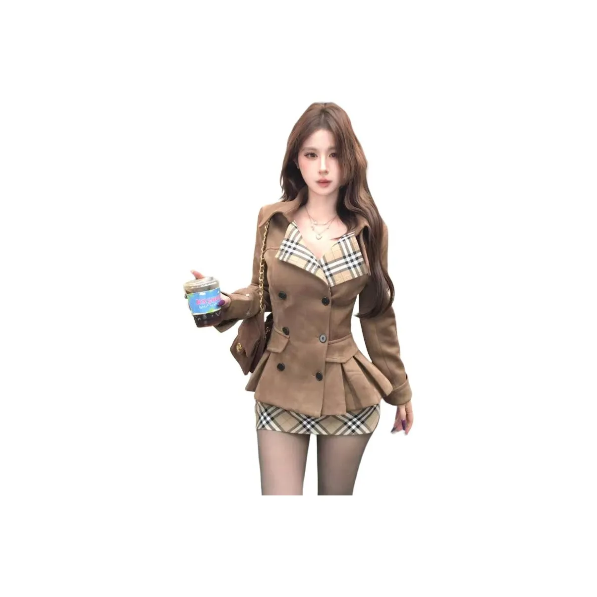 QIAOMONVHAI Кожа Куртка Женская