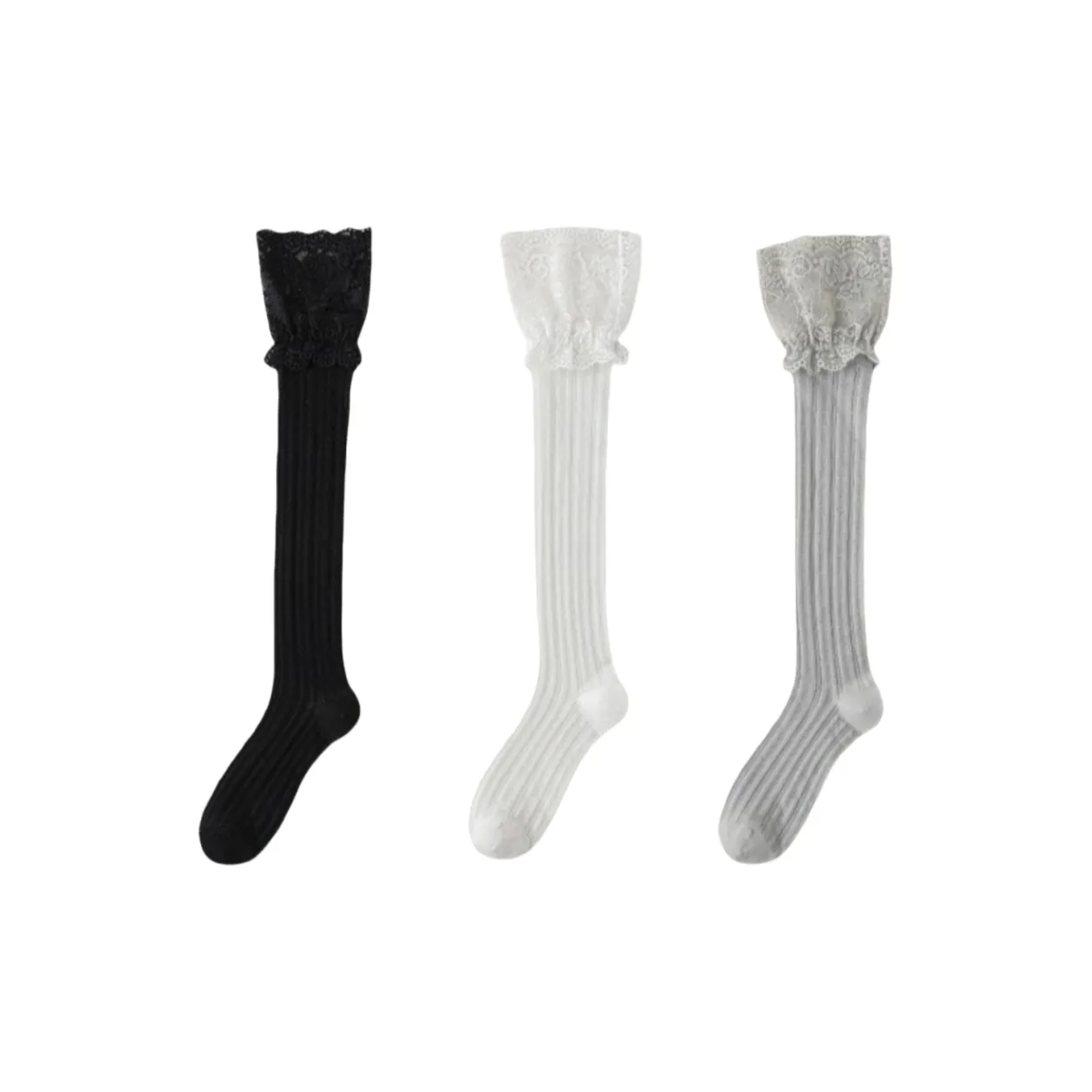 QINGYING Носки для бедра высокого подъема Женские