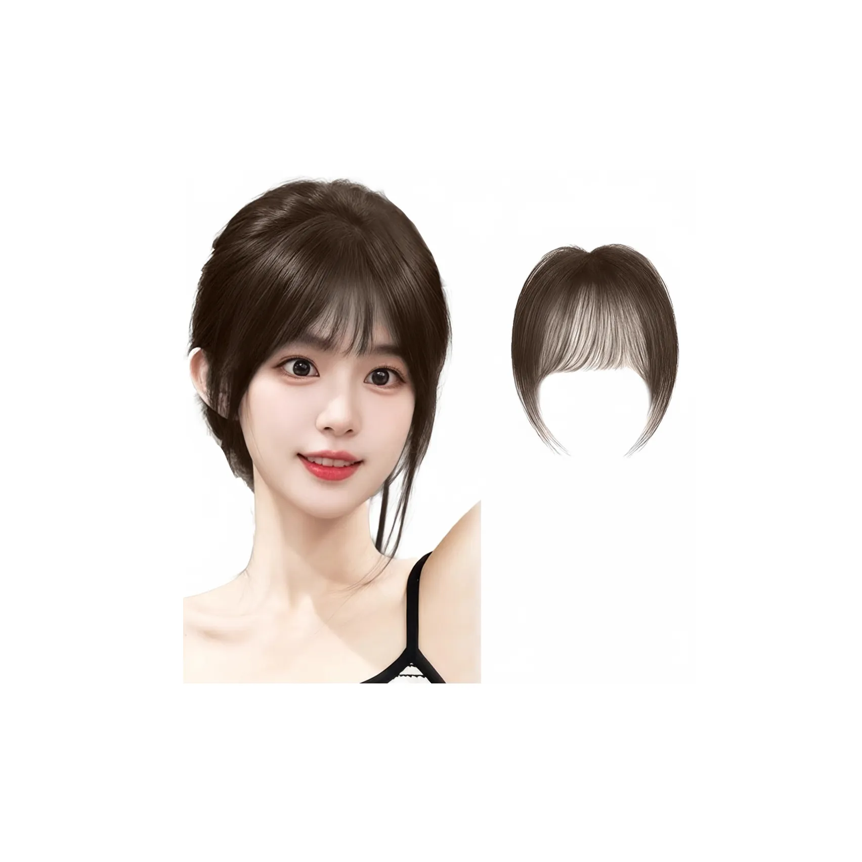 MUYAN Комикс Bangs Натуральные Парики для Лба