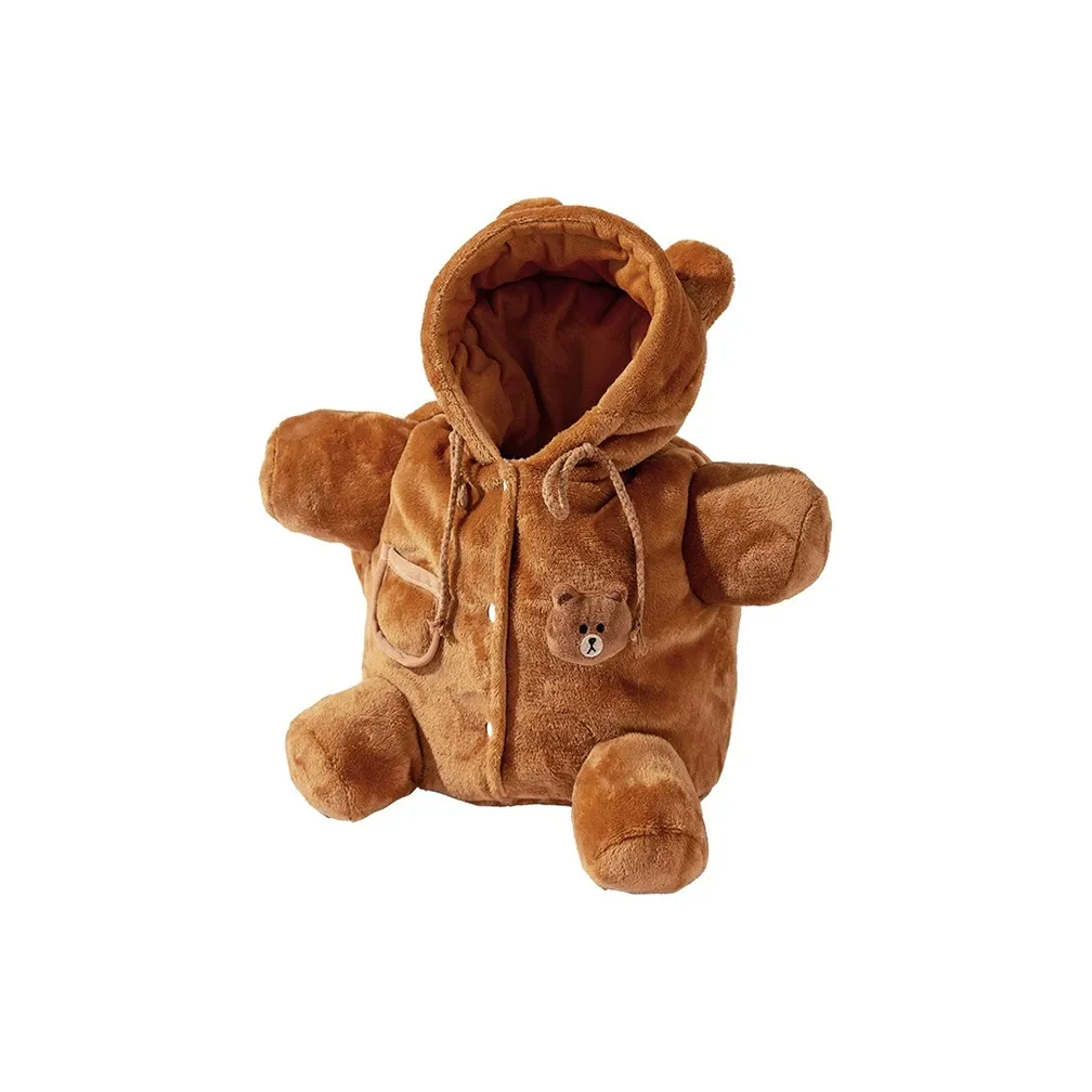 Bywhich Плюшевый Crossbody Сумка Регулярная Унисекс Коричневый