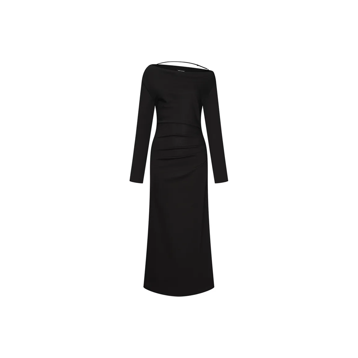 URBAN REVIVO Длинное платье с длинными рукавами женское